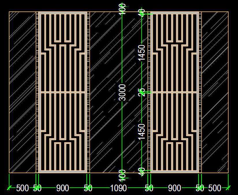 Jali Pattern CAD File For Walls & Dividers